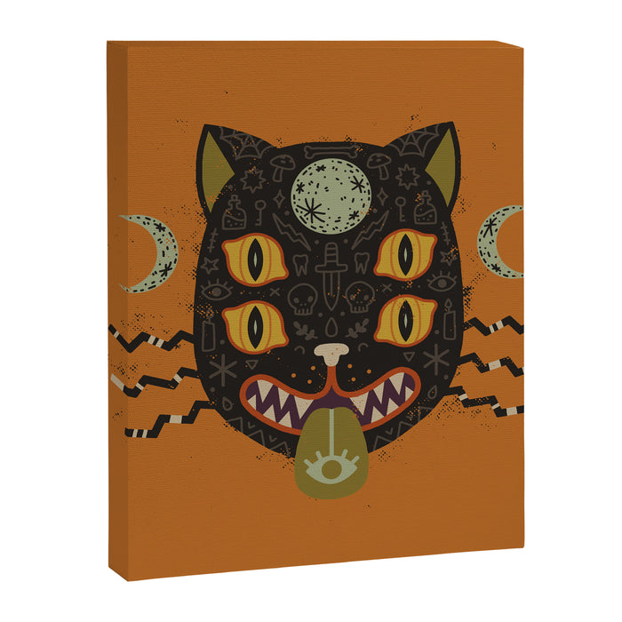 Spooky Cat Canvas Print Gallery Image 1