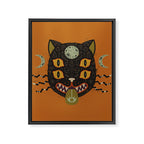 Spooky Cat Framed Canvas Print Gallery Image 8