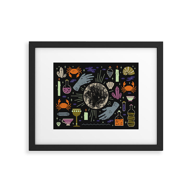 Spooky Horoscopes: Cancer Framed Art Print Gallery Image 5