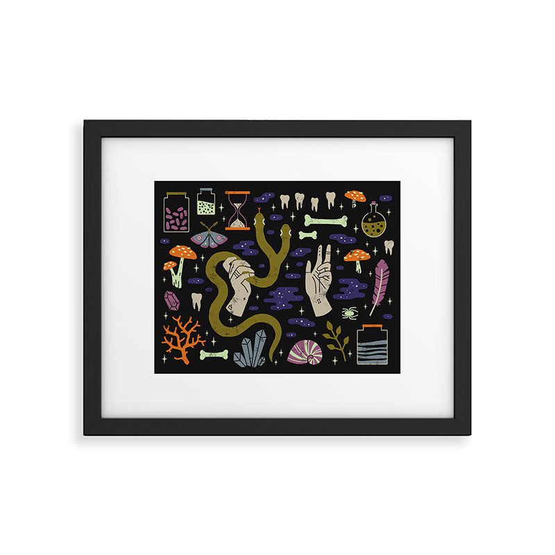 Spooky Horoscopes: Gemini Framed Art Print Gallery Image 5