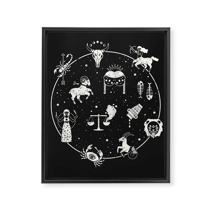 Strange Fortunes: Midnight Framed Canvas Print Gallery Image 1