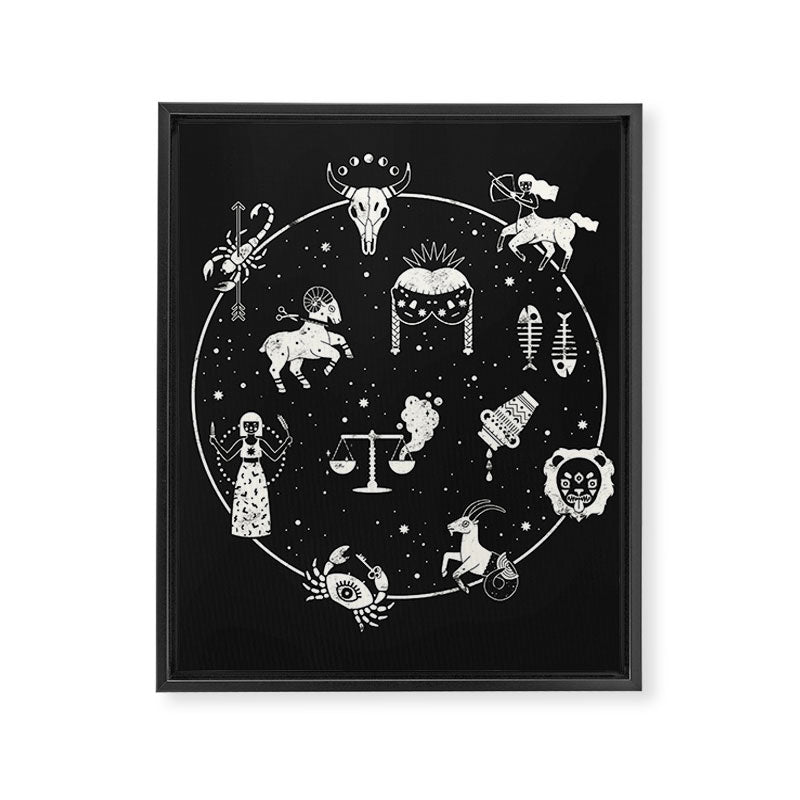 Strange Fortunes: Midnight Framed Canvas Print Gallery Image 6