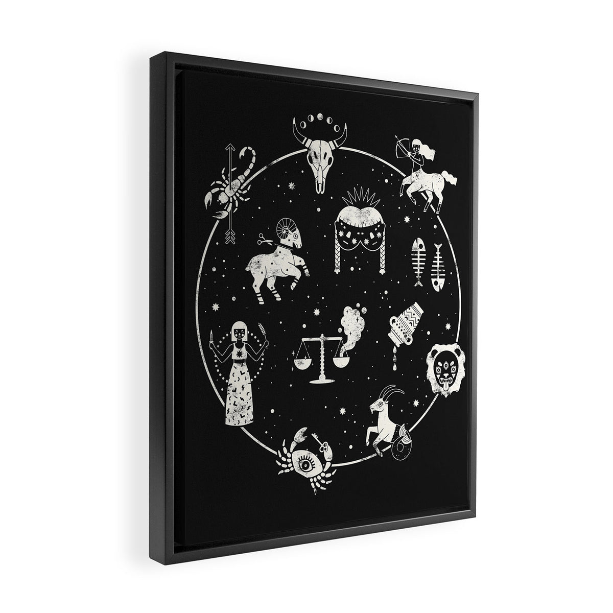 Strange Fortunes: Midnight Framed Canvas Print Gallery Image 2