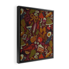 Surreal Dinner Party Framed Canvas Print Gallery Image 2