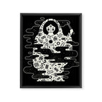 The Magician: Black Magic Framed Canvas Print Gallery Image 6