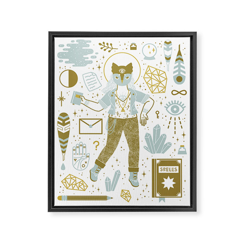 The Scholar Framed Canvas Print Gallery Image 6