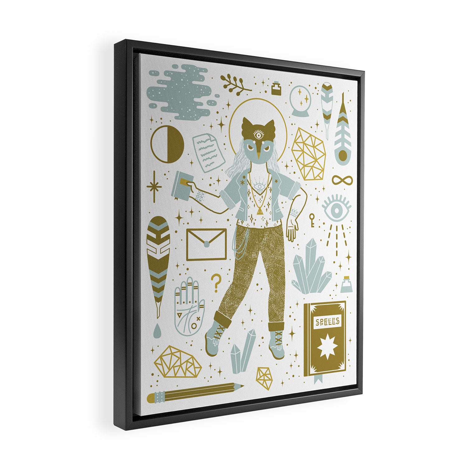 The Scholar Framed Canvas Print Gallery Image 2