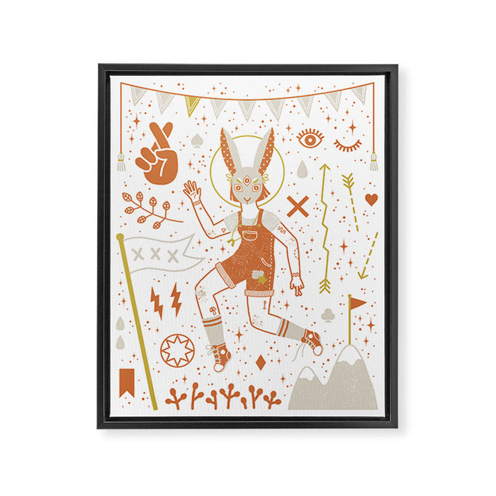 The Trickster Framed Canvas Print Gallery Image 1