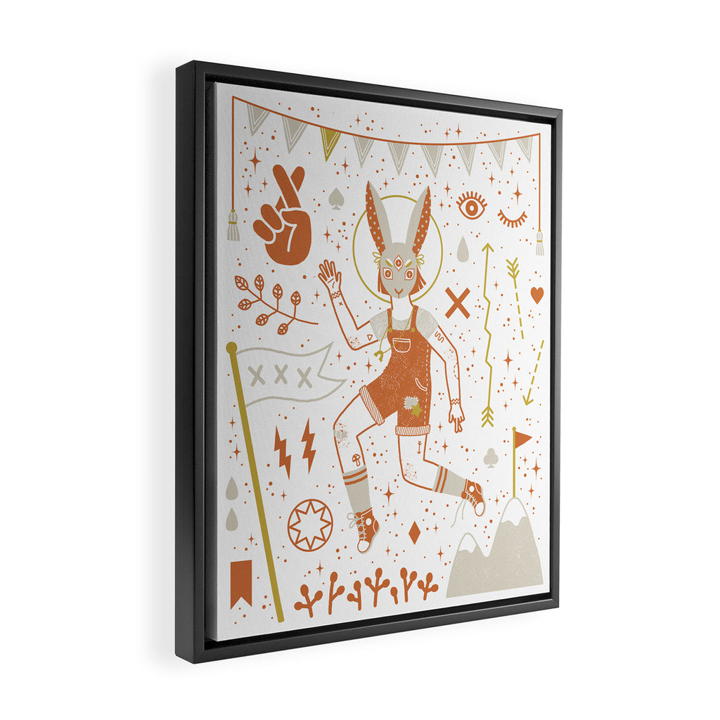 The Trickster Framed Canvas Print Gallery Image 2