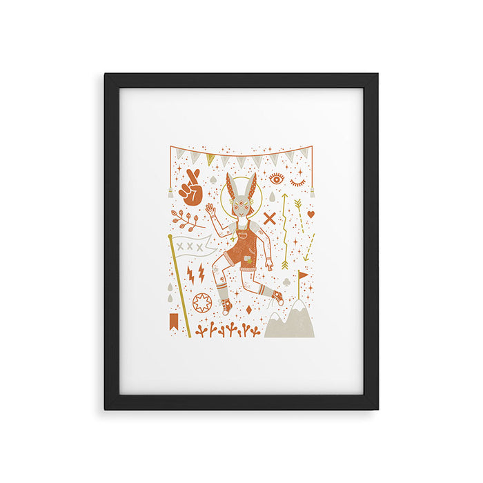 The Trickster Framed Art Print Gallery Image 1