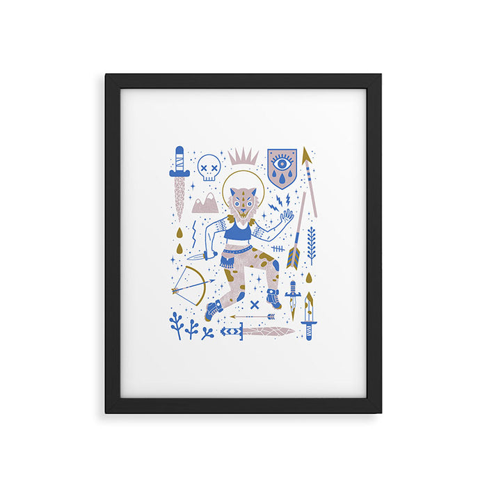 The Warrior Framed Art Print Gallery Image 1