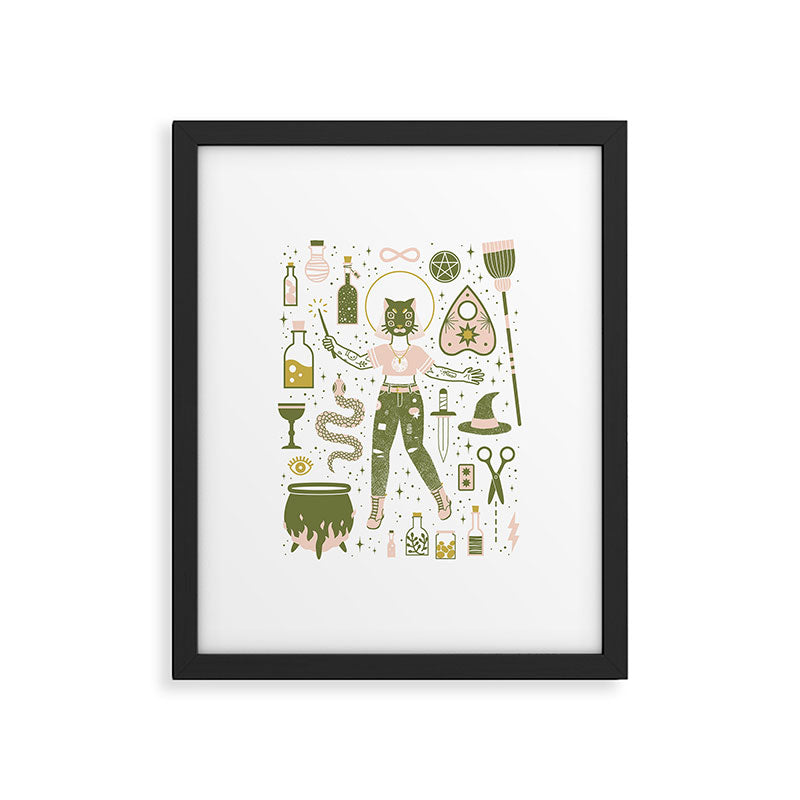 The Witch Framed Art Print Gallery Image 5