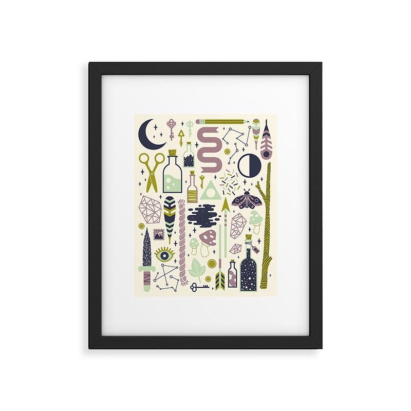 The Witch's Collection Framed Art Print Gallery Image 5
