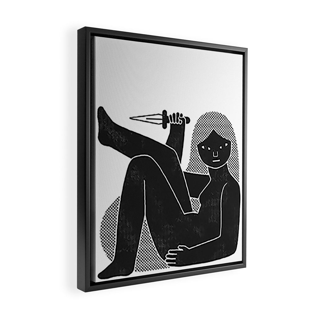 Trapped Framed Canvas Print Gallery Image 2