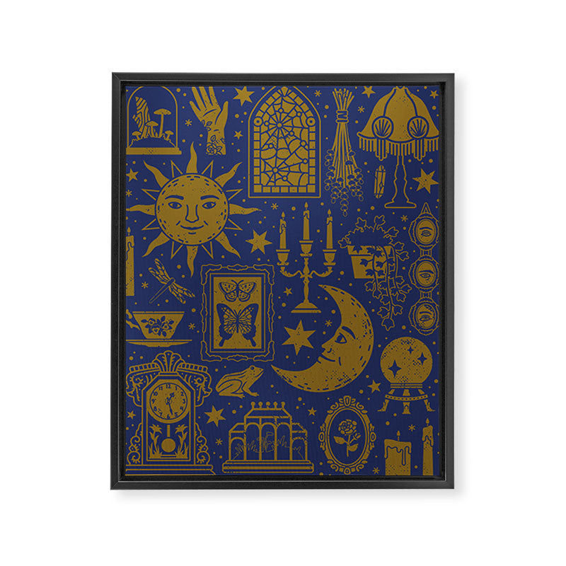 Whimsigoth: Celestial Framed Canvas Print Gallery Image 6