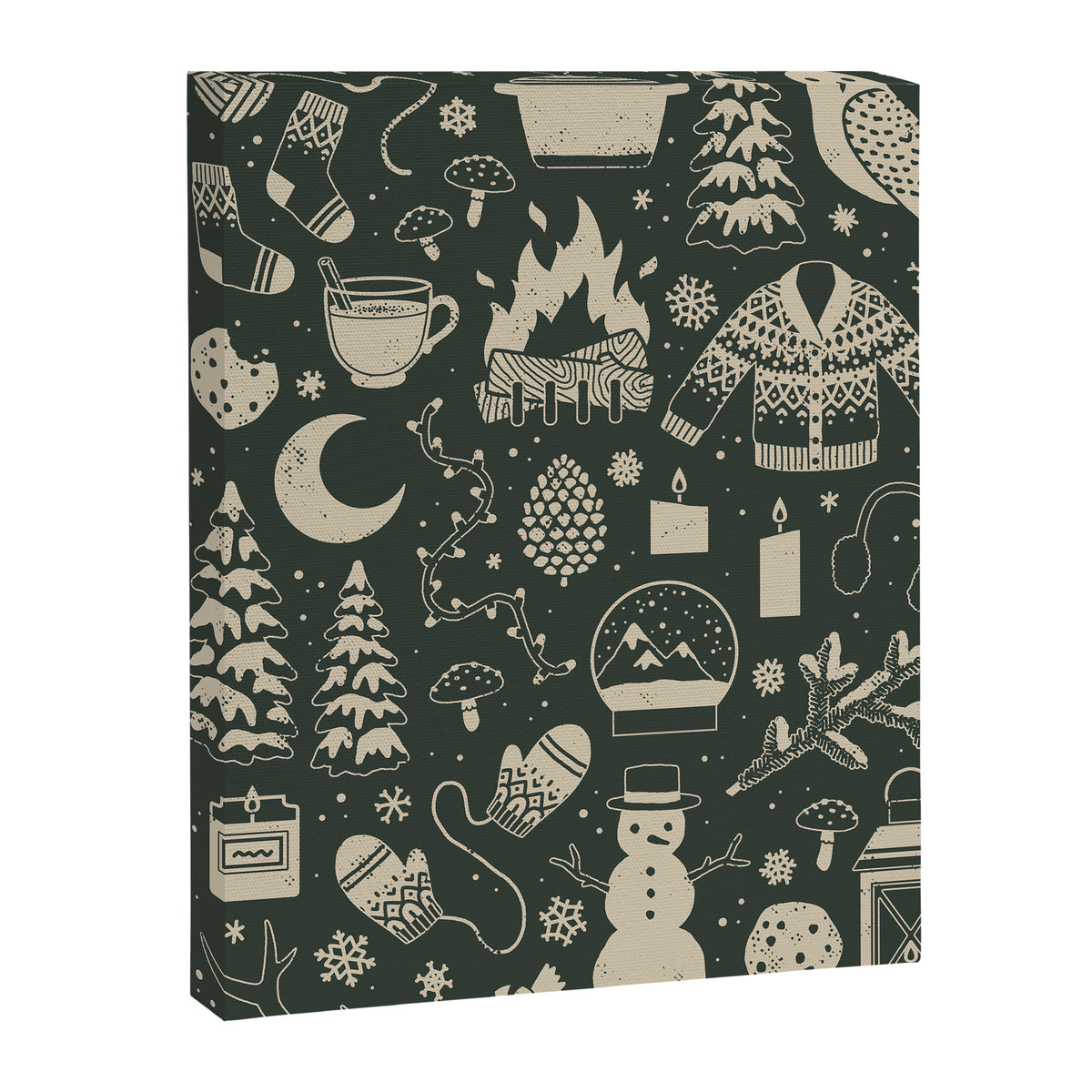 Winter Nights: Forest Canvas Print Gallery Image 6