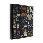 Winter Nights Framed Canvas Print Gallery Image 2