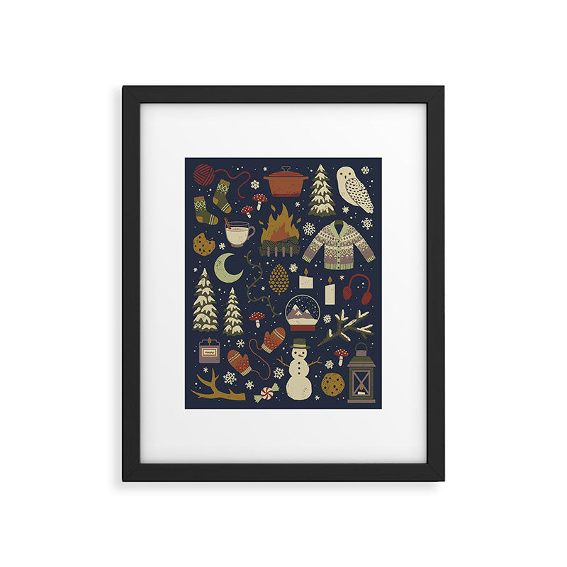 Winter Nights Framed Art Print Gallery Image 5