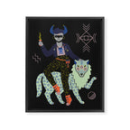Witch Series: Demon Framed Canvas Print Gallery Image 6