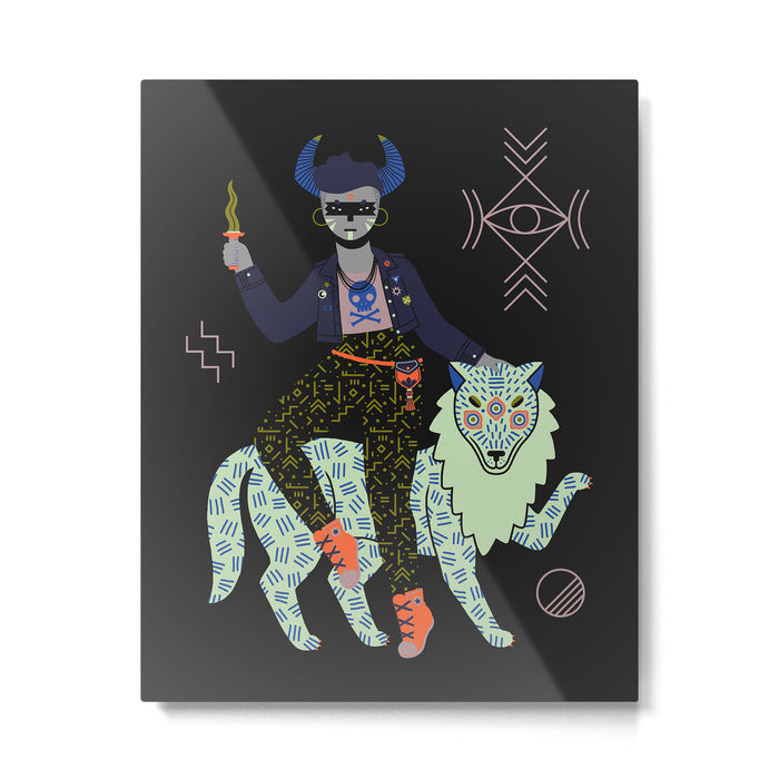 Witch Series: Demon Metal Print Gallery Image 1