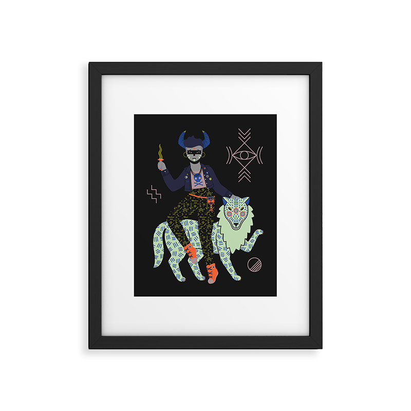 Witch Series: Demon Framed Art Print Gallery Image 5