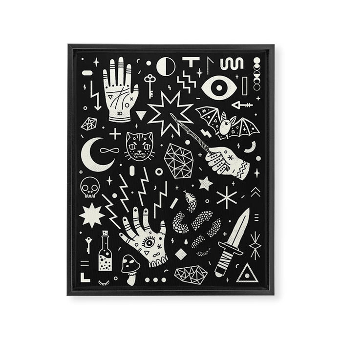 Witchcraft Framed Canvas Print Gallery Image 1