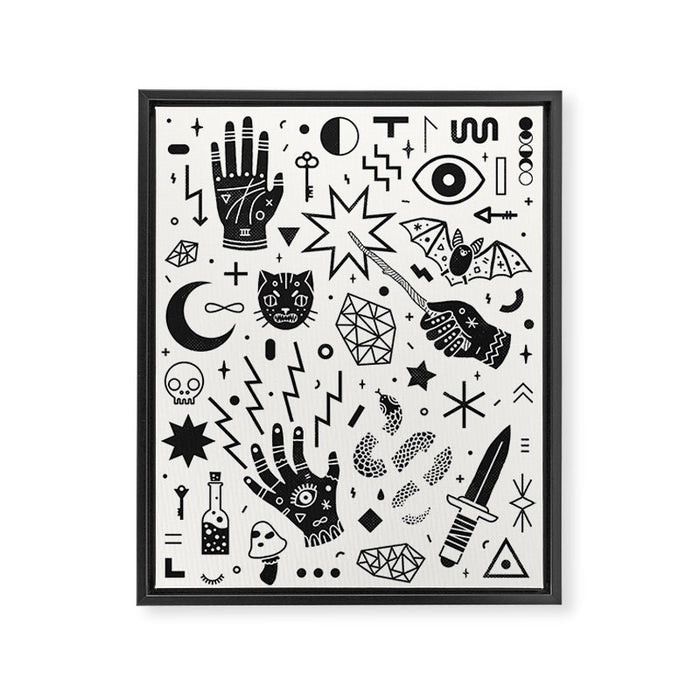 Witchcraft II Framed Canvas Print Gallery Image 1