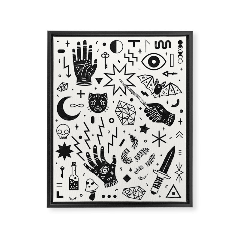 Witchcraft II Framed Canvas Print Gallery Image 6