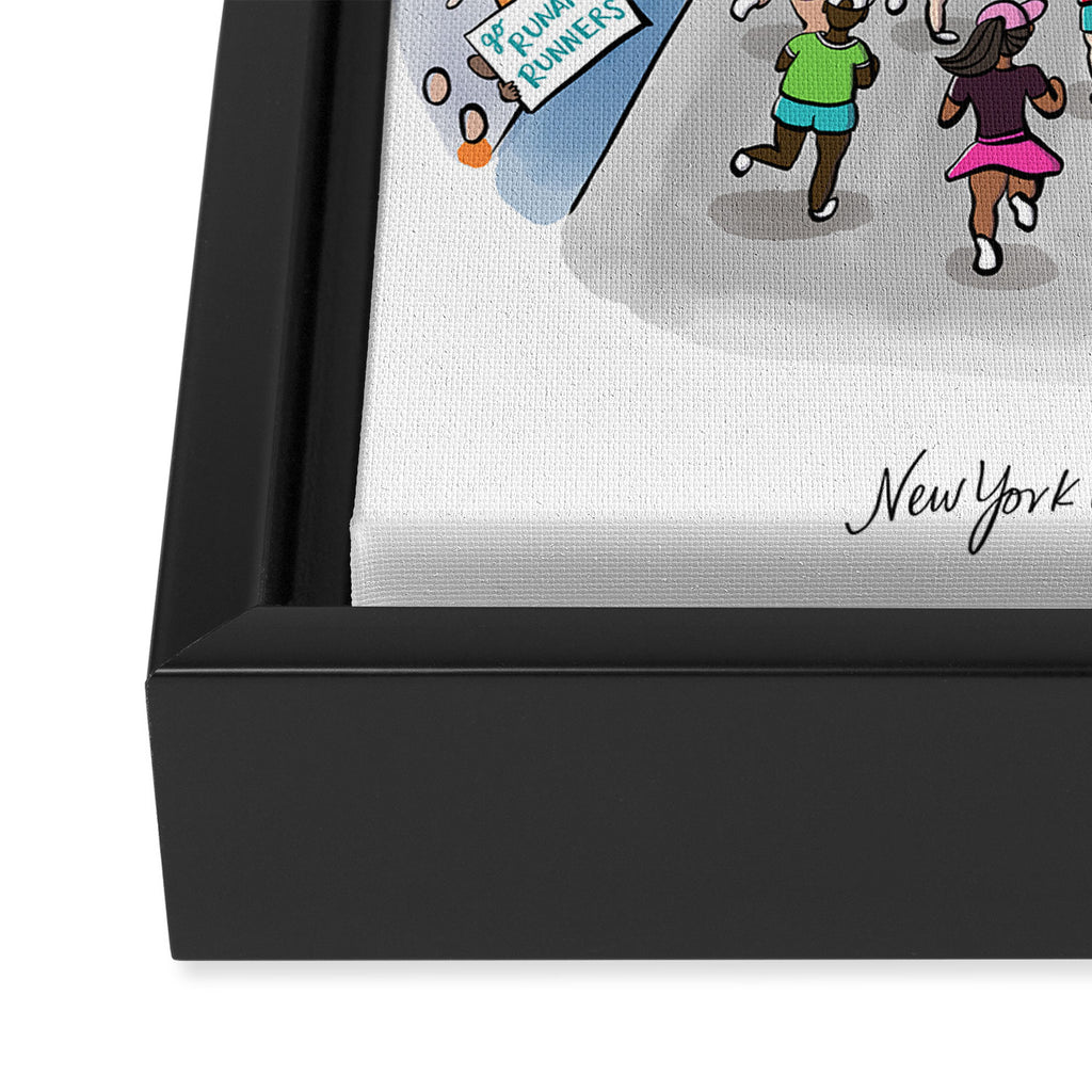 NYCM 2024: Runar's Runners Framed Canvas Print Gallery Image 3
