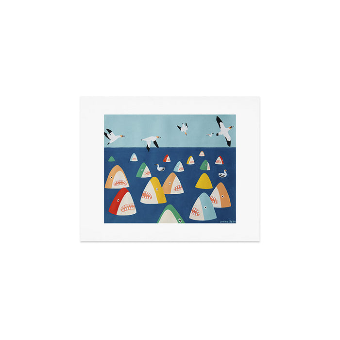 Shark Park Art Print Gallery Image 1