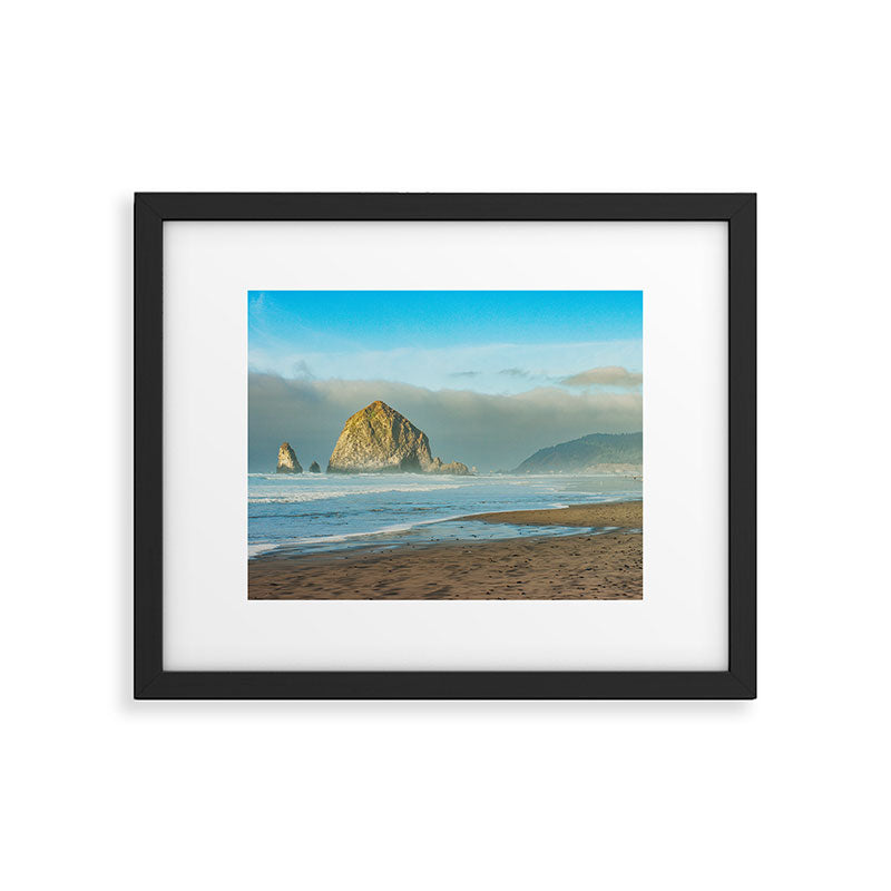 Cannon Beach Oregon, Haystack Rock Framed Art Print Gallery Image 5