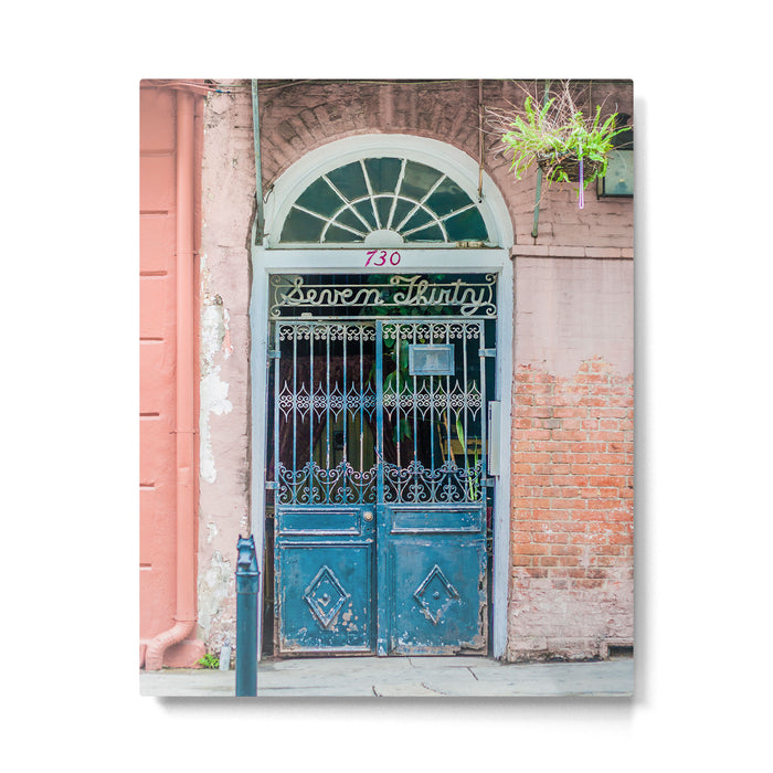 French Quarter Door New Orleans Metal Print Gallery Image 1