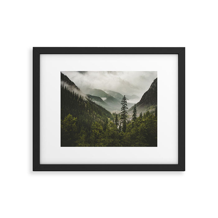 Mountain Valley of Forever Framed Art Print Gallery Image 1