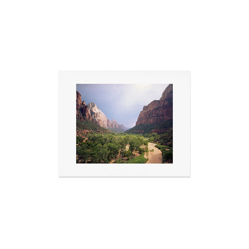 Zion Valley Utah Beauty Art Print Gallery Image 1