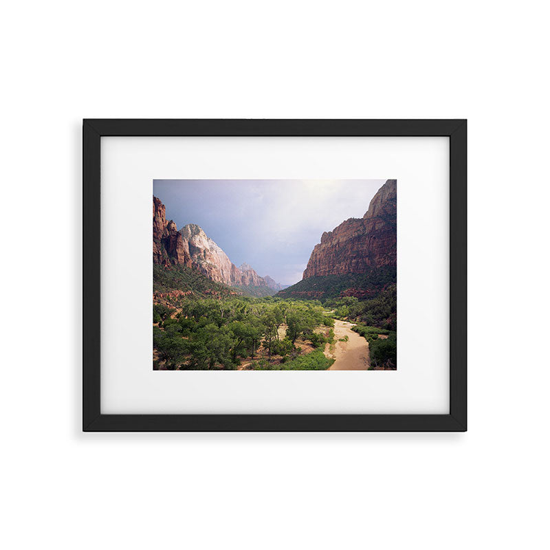 Zion Valley Utah Beauty Framed Art Print Gallery Image 5