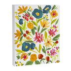 Artsy colorful wildflowers Canvas Print Gallery Image 6
