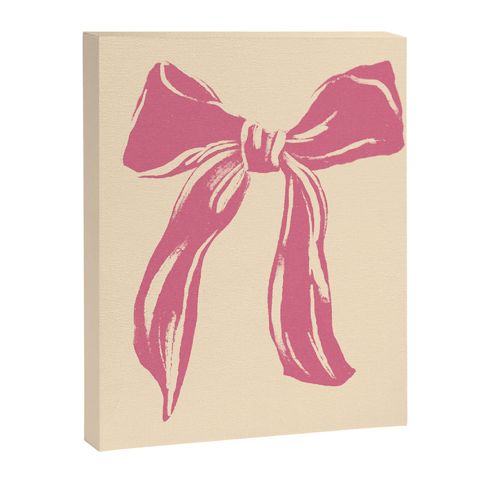 Big Pink Ribbon Canvas Print Gallery Image 1