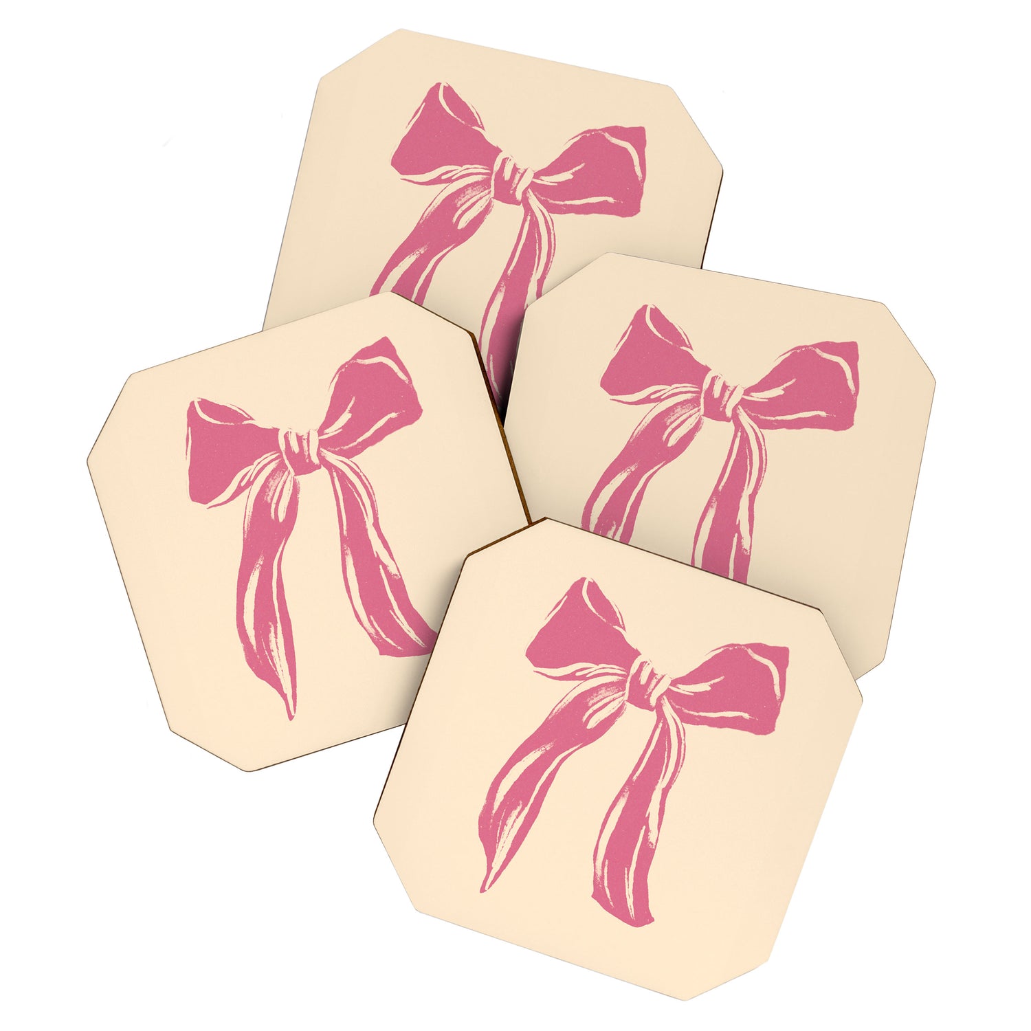 Big Pink Ribbon Coaster Gallery Image 1