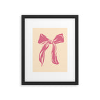 Big Pink Ribbon Framed Art Print Gallery Image 5