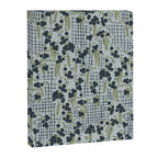 Blue floral with checks Canvas Print Gallery Image 6