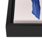 Blue realistic bow  Framed Canvas Print Gallery Image 3