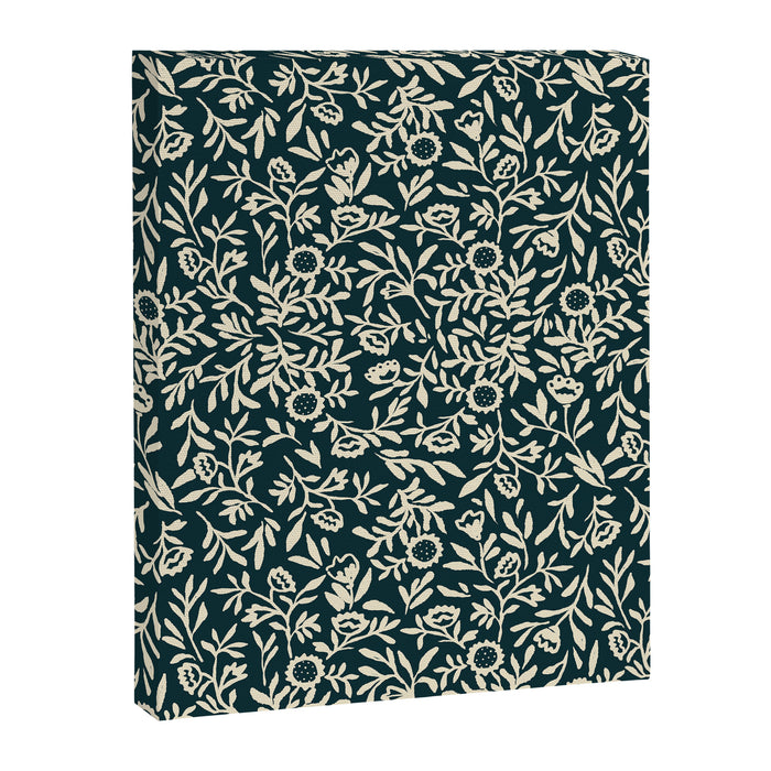 Bold Folk floral pattern Canvas Print Gallery Image 1