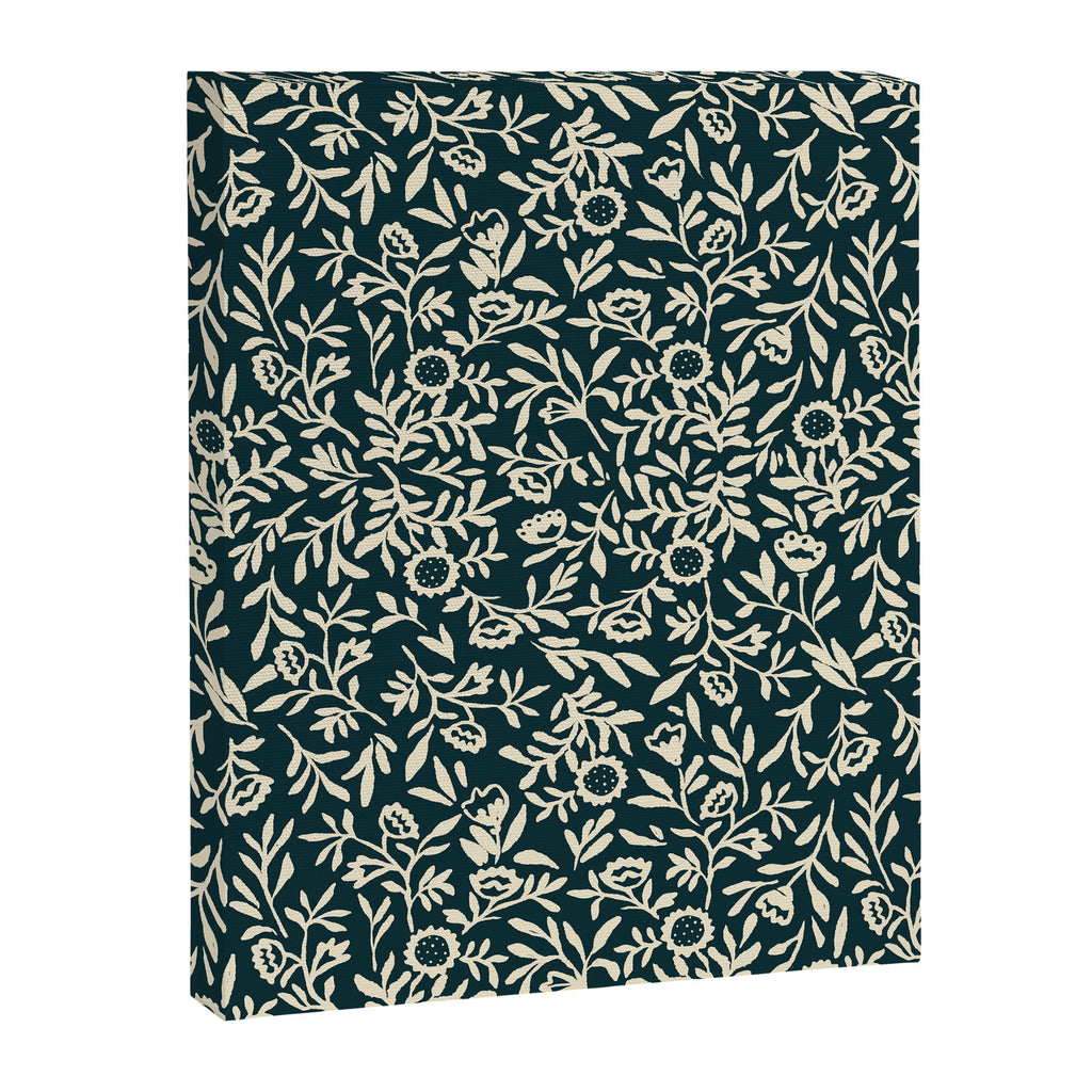 Bold Folk floral pattern Canvas Print Gallery Image 6
