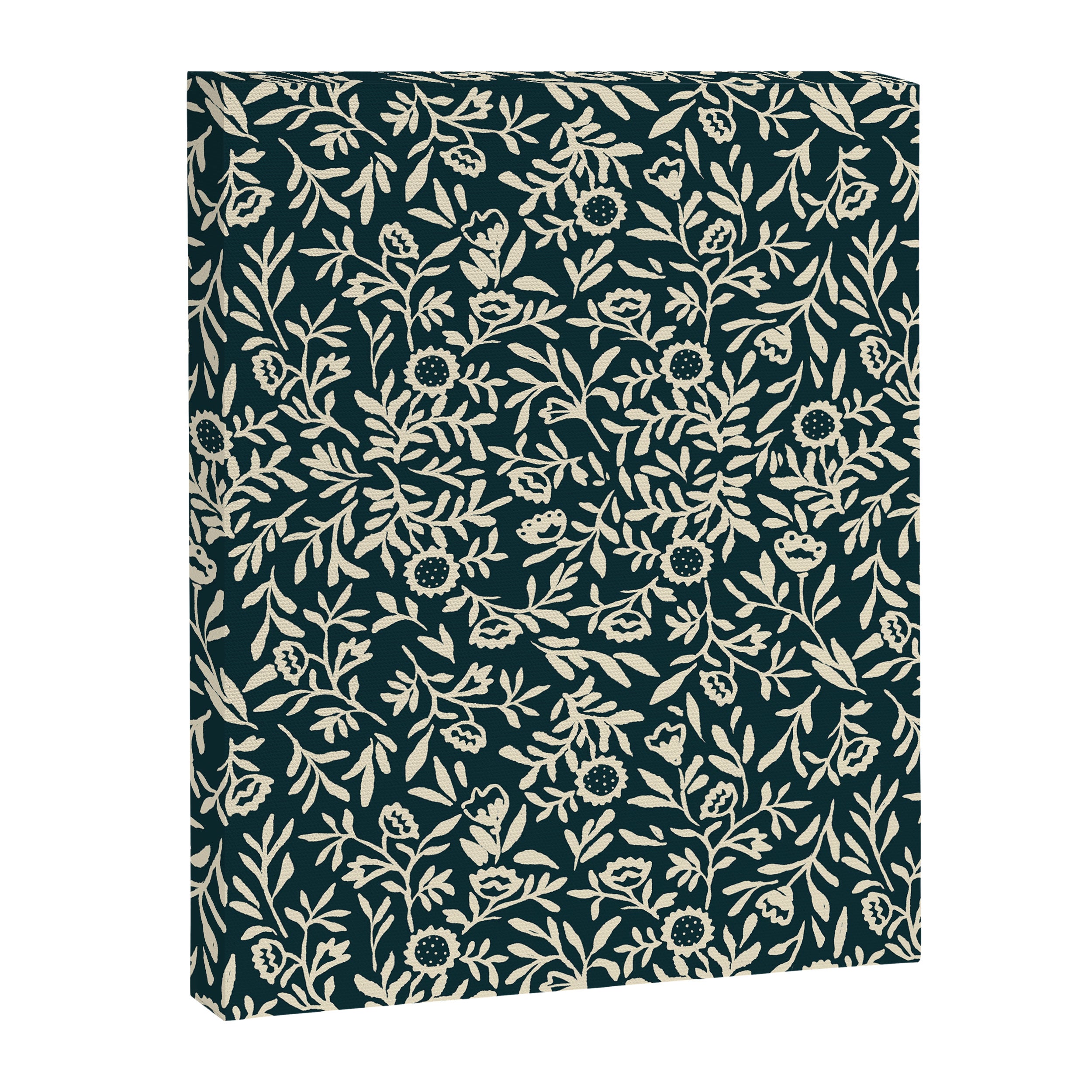 Bold Folk floral pattern Canvas Print Gallery Image 6