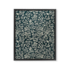 Bold Folk floral pattern Framed Canvas Print Gallery Image 6