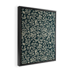 Bold Folk floral pattern Framed Canvas Print Gallery Image 2
