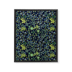 Botanical Night Bloom Framed Canvas Print Gallery Image 6