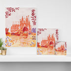 Botanical Sagrada Familia Canvas Print Gallery Image 3