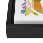Colorful Butterflies in Flight Framed Canvas Print Gallery Image 3