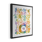 Colorful Butterflies in Flight Framed Canvas Print Gallery Image 2